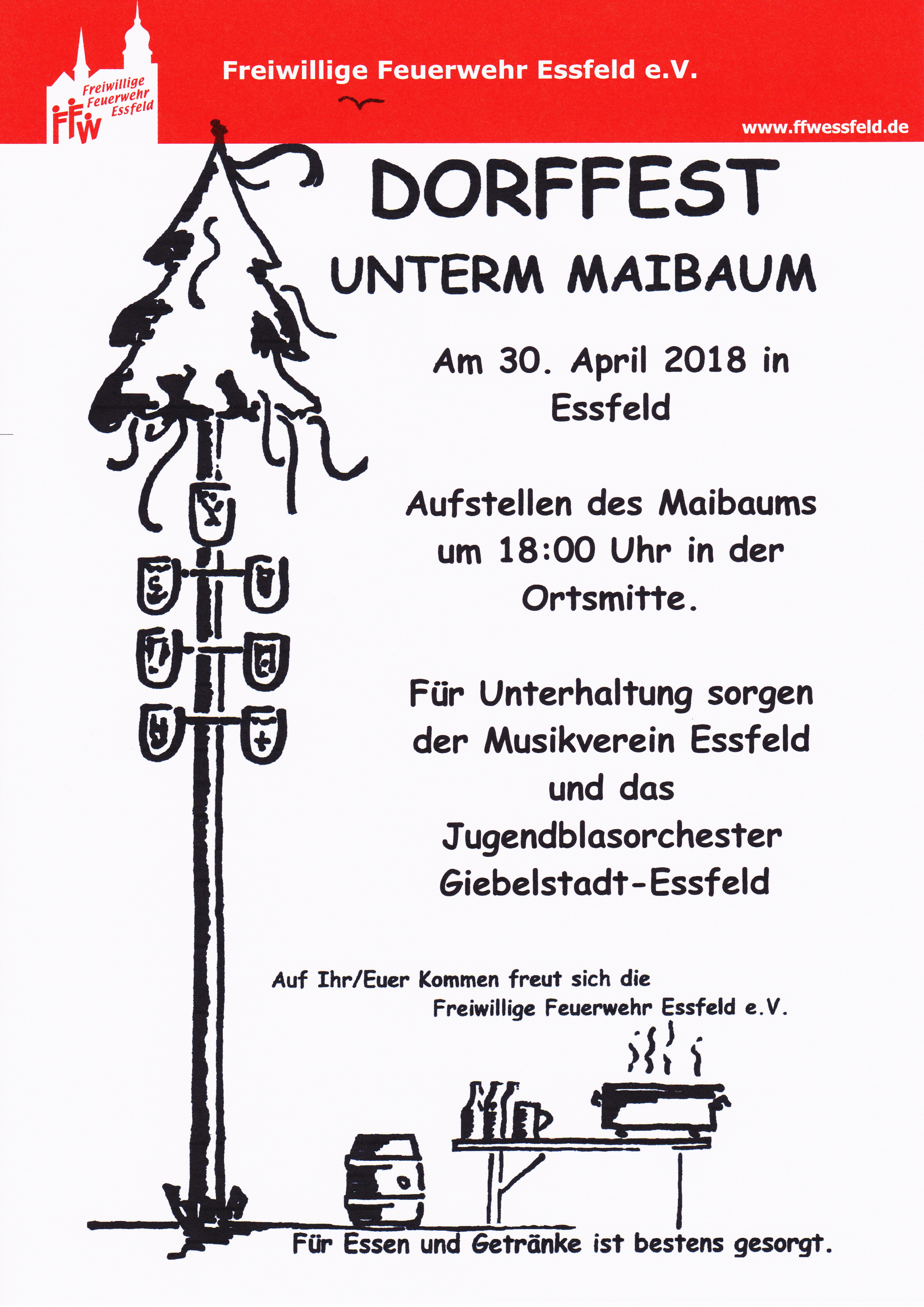 Maibaum Flyer 2018